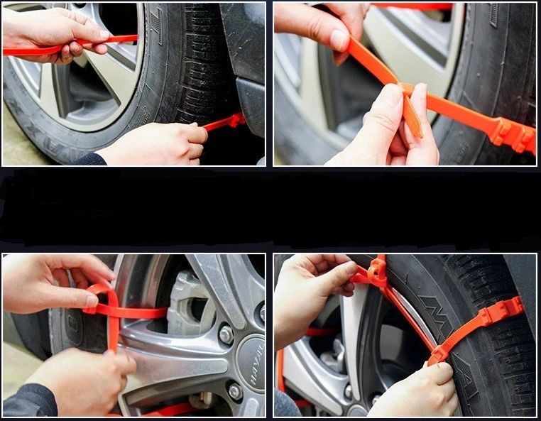 Free Samples Provide, Heavy Duty Snow Mud Chains Car Truck Nylon Cable Zip Ties, Cheap Price Anti-Skid Car Tire Binding Tie